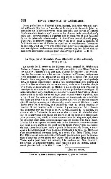 Revue orientale et americaine