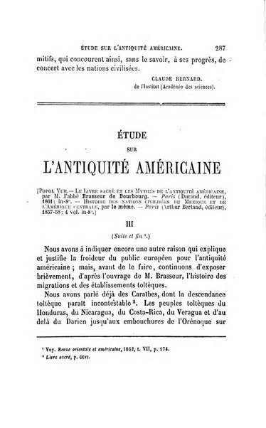 Revue orientale et americaine