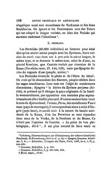 Revue orientale et americaine