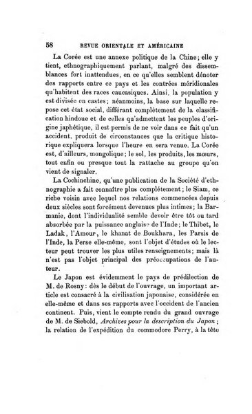 Revue orientale et americaine