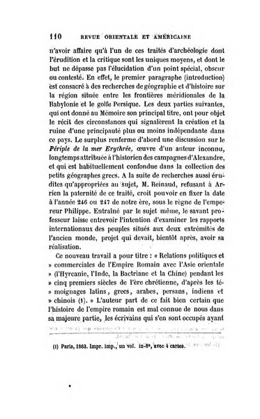 Revue orientale et americaine