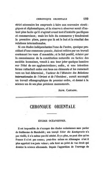 Revue orientale et americaine