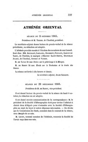 Revue orientale et americaine