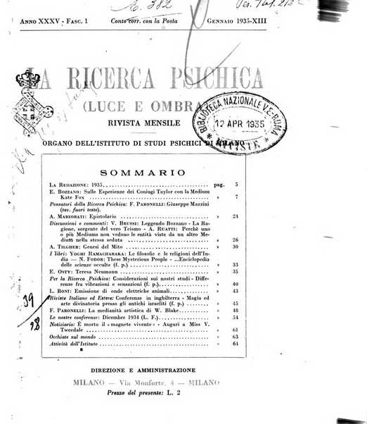 La ricerca psichica luce e ombra