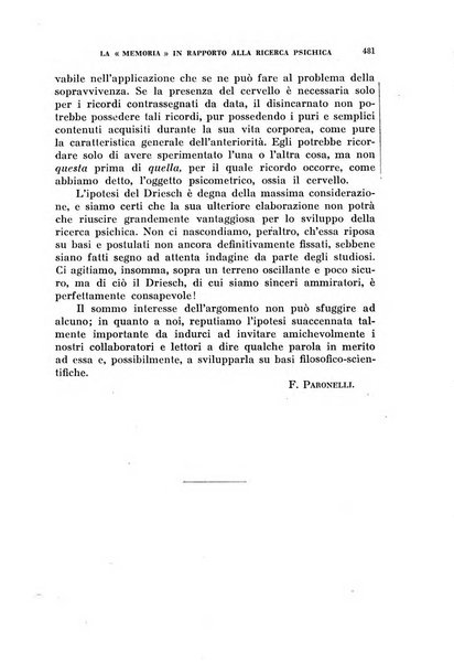 La ricerca psichica luce e ombra