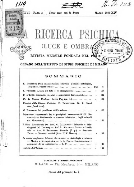 La ricerca psichica luce e ombra