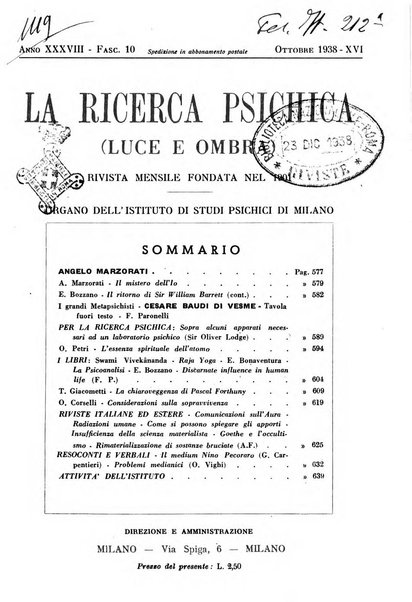 La ricerca psichica luce e ombra