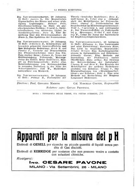 La ricerca scientifica ed il progresso tecnico nell'economia nazionale