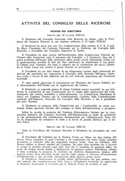 La ricerca scientifica ed il progresso tecnico nell'economia nazionale