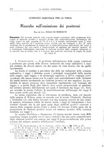 La ricerca scientifica ed il progresso tecnico nell'economia nazionale