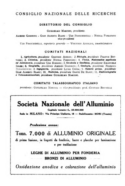 La ricerca scientifica ed il progresso tecnico nell'economia nazionale