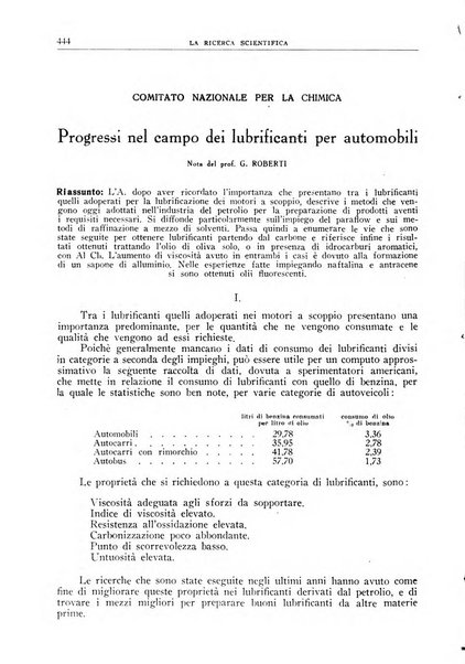 La ricerca scientifica ed il progresso tecnico nell'economia nazionale