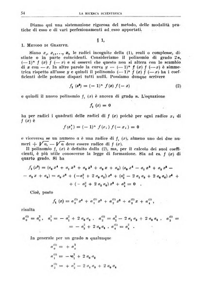 La ricerca scientifica ed il progresso tecnico nell'economia nazionale