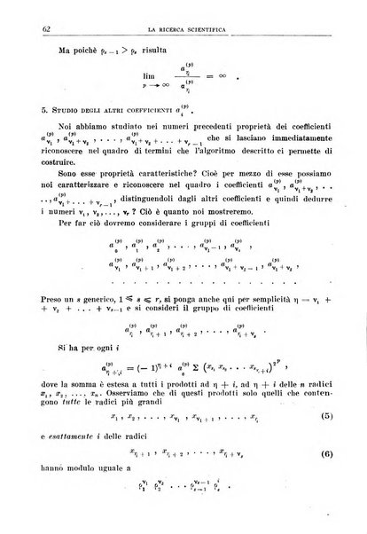 La ricerca scientifica ed il progresso tecnico nell'economia nazionale