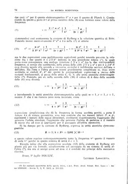 La ricerca scientifica ed il progresso tecnico nell'economia nazionale