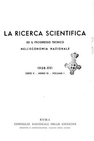 La ricerca scientifica ed il progresso tecnico nell'economia nazionale