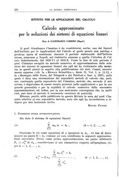 La ricerca scientifica ed il progresso tecnico nell'economia nazionale