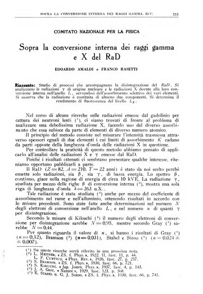 La ricerca scientifica ed il progresso tecnico nell'economia nazionale