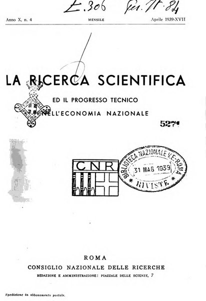 La ricerca scientifica ed il progresso tecnico nell'economia nazionale