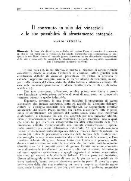 La ricerca scientifica ed il progresso tecnico nell'economia nazionale