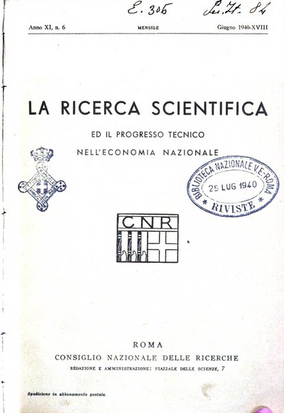 La ricerca scientifica ed il progresso tecnico nell'economia nazionale