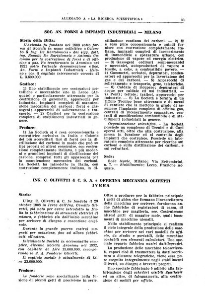 La ricerca scientifica ed il progresso tecnico nell'economia nazionale