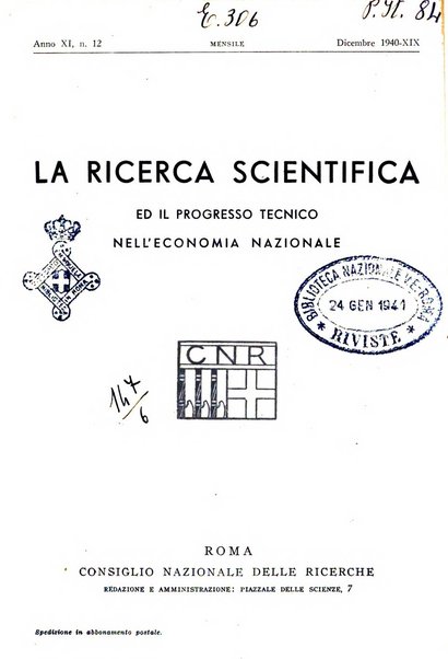 La ricerca scientifica ed il progresso tecnico nell'economia nazionale