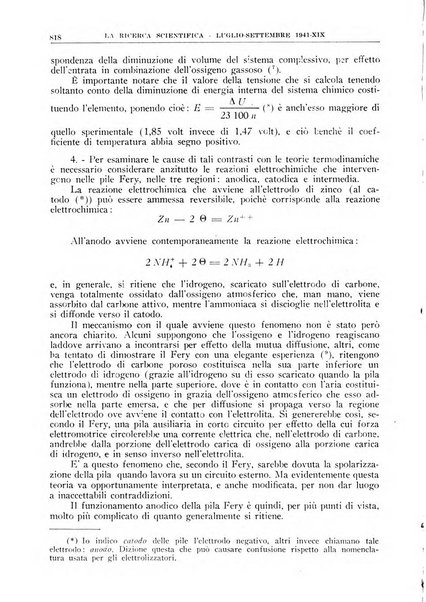 La ricerca scientifica ed il progresso tecnico rivista mensile