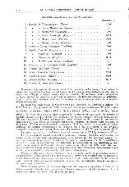 La ricerca scientifica ed il progresso tecnico rivista mensile