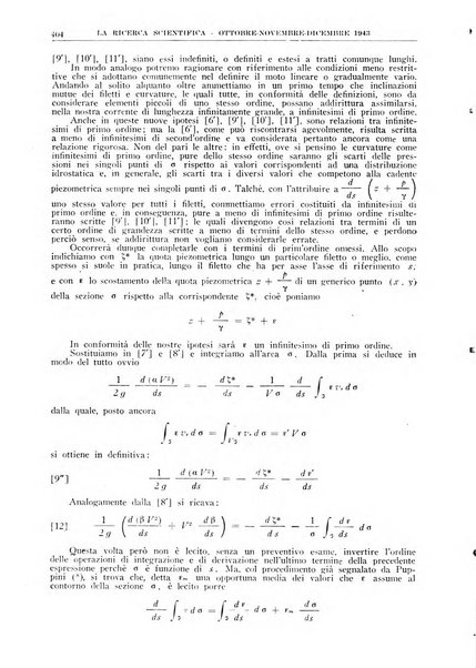 La ricerca scientifica ed il progresso tecnico rivista mensile