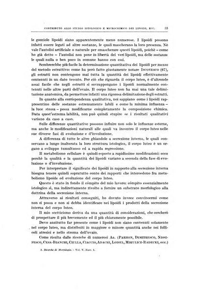 Ricerche di morfologia