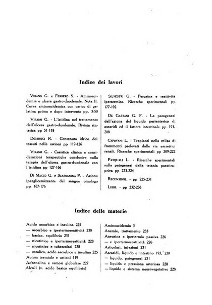 Ricerche e studi di patologia sperimentale