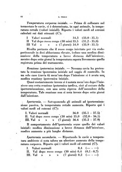 Ricerche e studi di patologia sperimentale