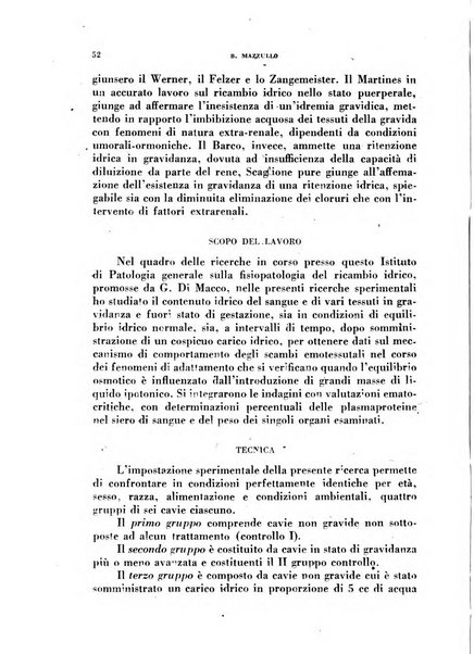 Ricerche e studi di patologia sperimentale