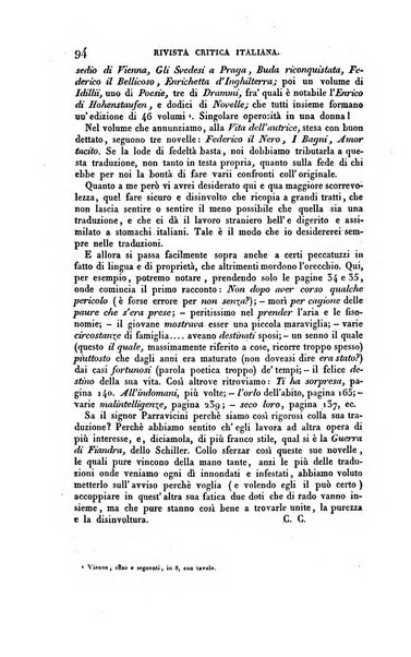 Ricoglitore italiano e straniero, ossia rivista mensuale europea di scienze, lettere, belle arti, bibliografia e varieta