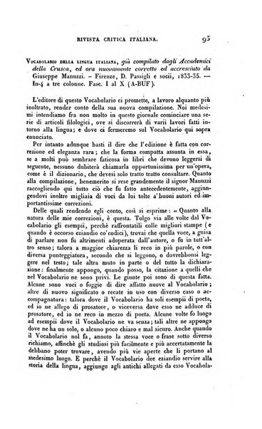 Ricoglitore italiano e straniero, ossia rivista mensuale europea di scienze, lettere, belle arti, bibliografia e varieta