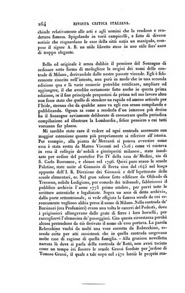 Ricoglitore italiano e straniero, ossia rivista mensuale europea di scienze, lettere, belle arti, bibliografia e varieta