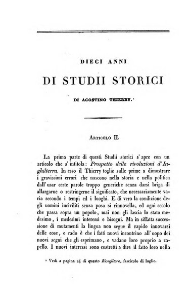 Ricoglitore italiano e straniero, ossia rivista mensuale europea di scienze, lettere, belle arti, bibliografia e varieta