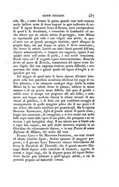 Ricoglitore italiano e straniero, ossia rivista mensuale europea di scienze, lettere, belle arti, bibliografia e varieta