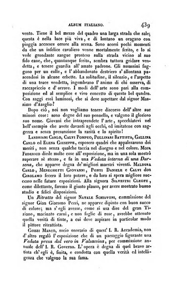 Ricoglitore italiano e straniero, ossia rivista mensuale europea di scienze, lettere, belle arti, bibliografia e varieta