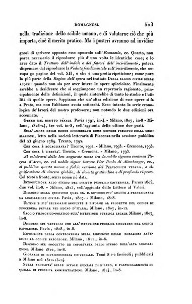 Ricoglitore italiano e straniero, ossia rivista mensuale europea di scienze, lettere, belle arti, bibliografia e varieta