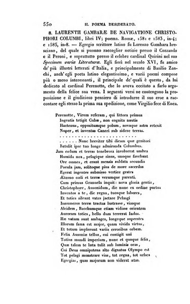 Ricoglitore italiano e straniero, ossia rivista mensuale europea di scienze, lettere, belle arti, bibliografia e varieta