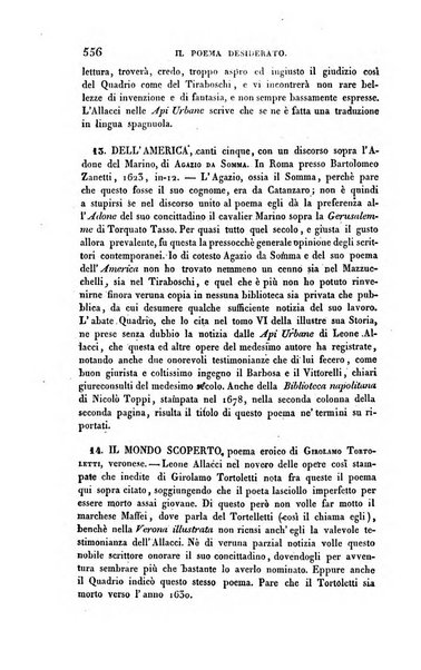 Ricoglitore italiano e straniero, ossia rivista mensuale europea di scienze, lettere, belle arti, bibliografia e varieta