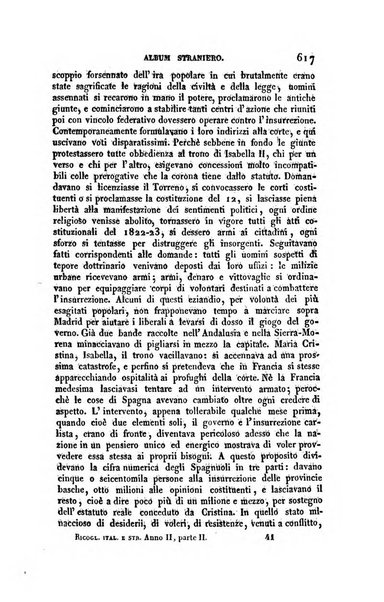 Ricoglitore italiano e straniero, ossia rivista mensuale europea di scienze, lettere, belle arti, bibliografia e varieta