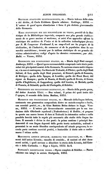 Ricoglitore italiano e straniero, ossia rivista mensuale europea di scienze, lettere, belle arti, bibliografia e varieta