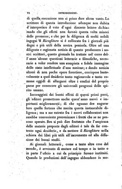 Ricoglitore italiano e straniero, ossia rivista mensuale europea di scienze, lettere, belle arti, bibliografia e varieta