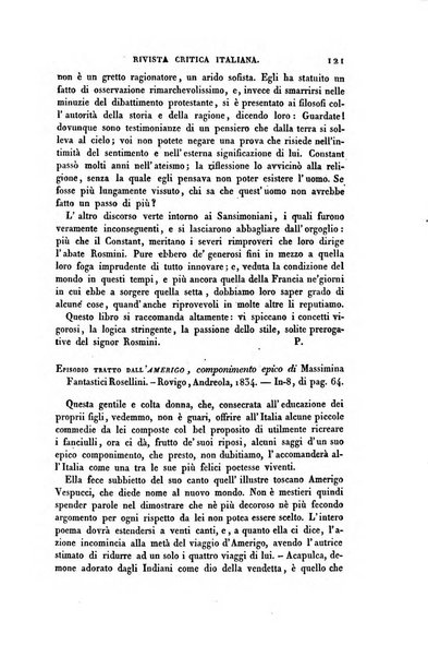 Ricoglitore italiano e straniero, ossia rivista mensuale europea di scienze, lettere, belle arti, bibliografia e varieta