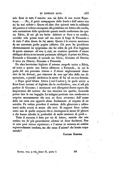 Ricoglitore italiano e straniero, ossia rivista mensuale europea di scienze, lettere, belle arti, bibliografia e varieta