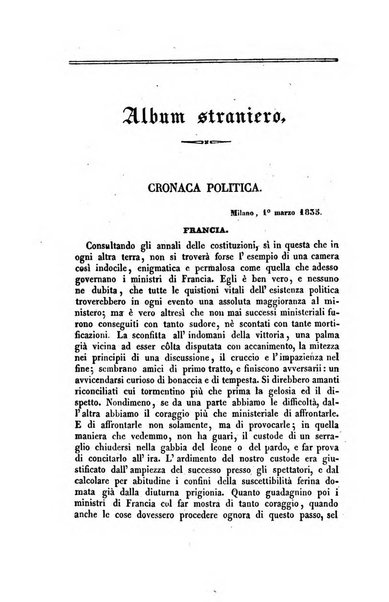 Ricoglitore italiano e straniero, ossia rivista mensuale europea di scienze, lettere, belle arti, bibliografia e varieta