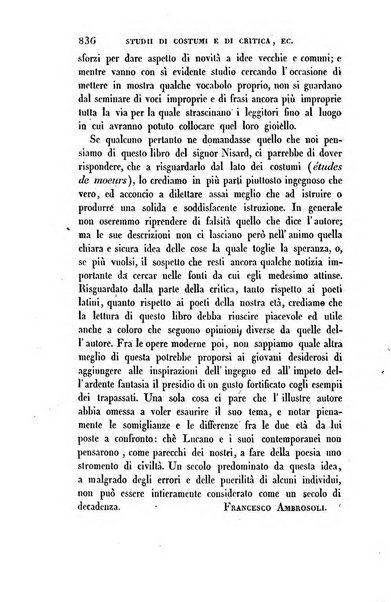 Ricoglitore italiano e straniero, ossia rivista mensuale europea di scienze, lettere, belle arti, bibliografia e varieta